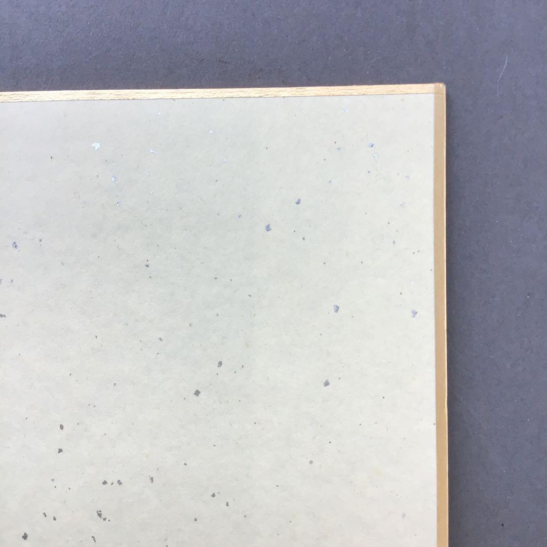 色紙￼摩詞般若波羅蜜多心経写経　水谷健一謹書　佐藤忠正謹製　畳紙S1025SSの