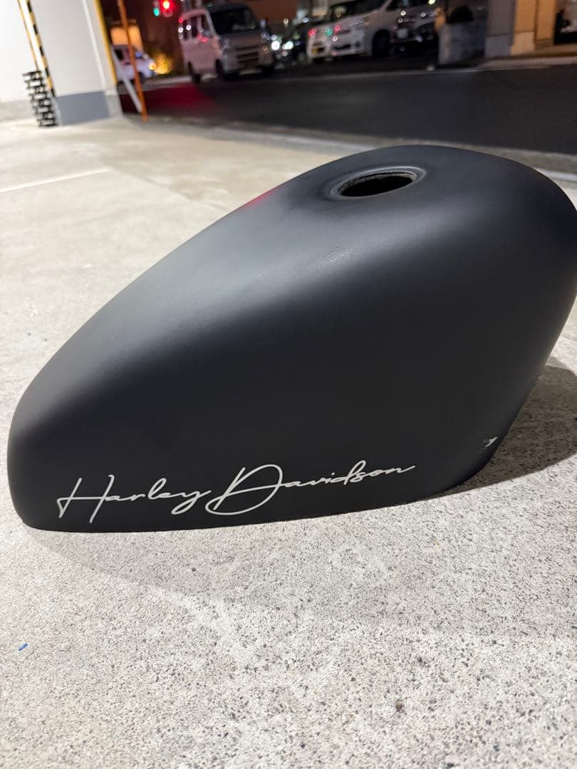Harley Davidson マットブラックタンクカバー