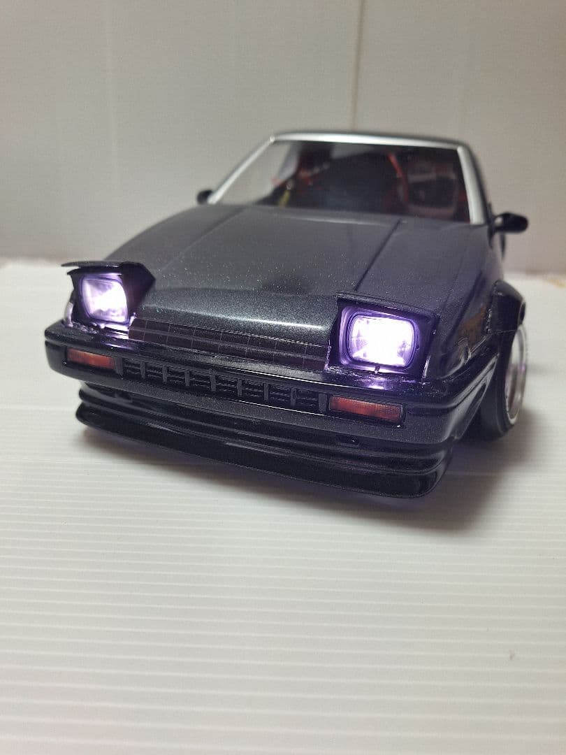 10分の1ラジコンボディ、AE86電飾付き❕