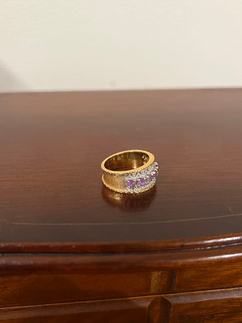 The Franklin Mint フランクリンミント　ゴールド&ストーンリング