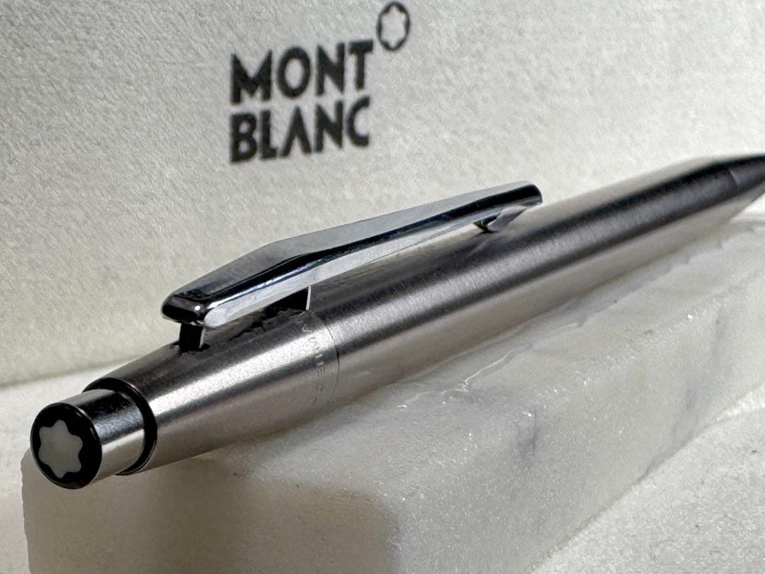【極美品】MONT BLANC 1970S シルバー スリムライン