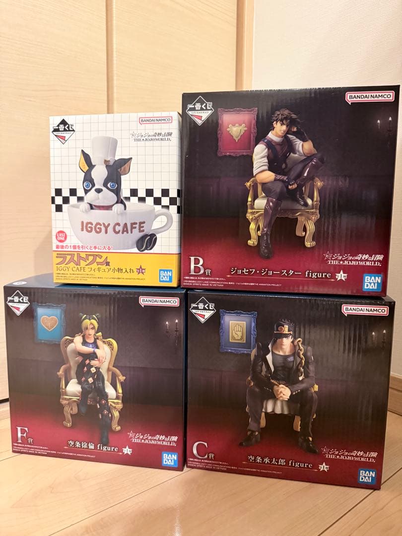 T*s様 ジョジョの奇妙な冒険 フィギュアセット B賞 C賞　F賞　ラストワン賞