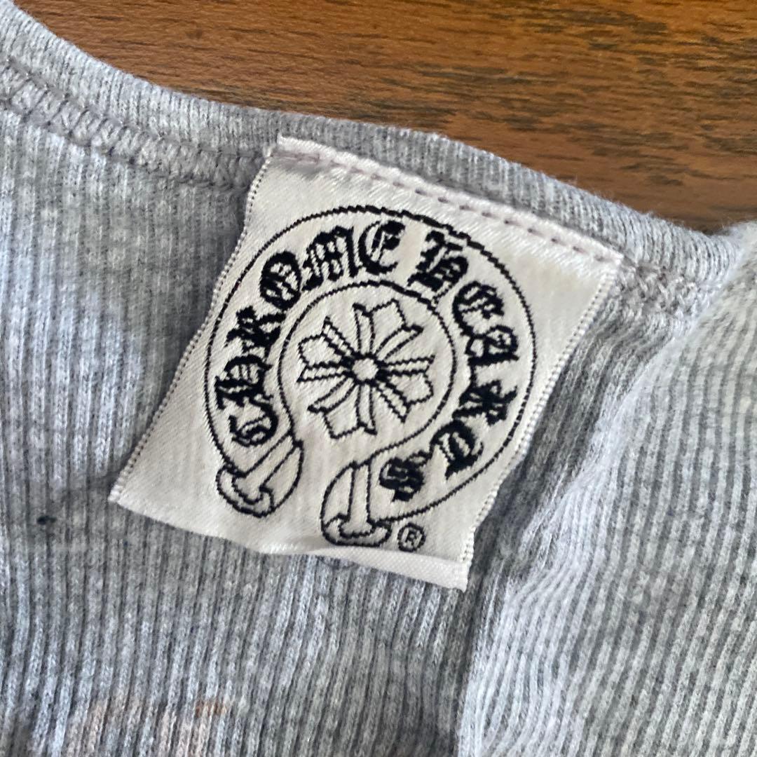 レア 正規 クロムハーツ 正規品　蛍光オレンジロゴ ビンテージ タンクトップ