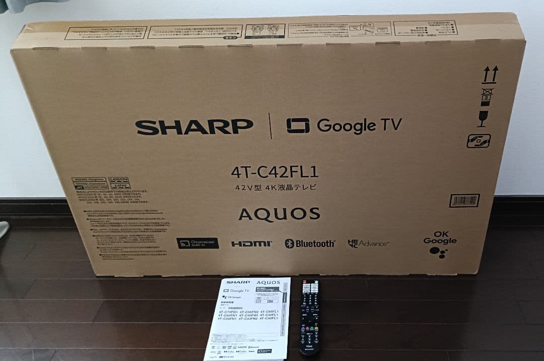 SHARP AQUOS 42V型 4T-C42FL1