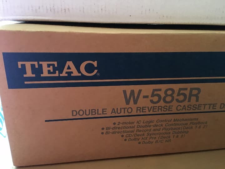 ティアック TEAC ダブルオートリバースカセットデッキ W-585R