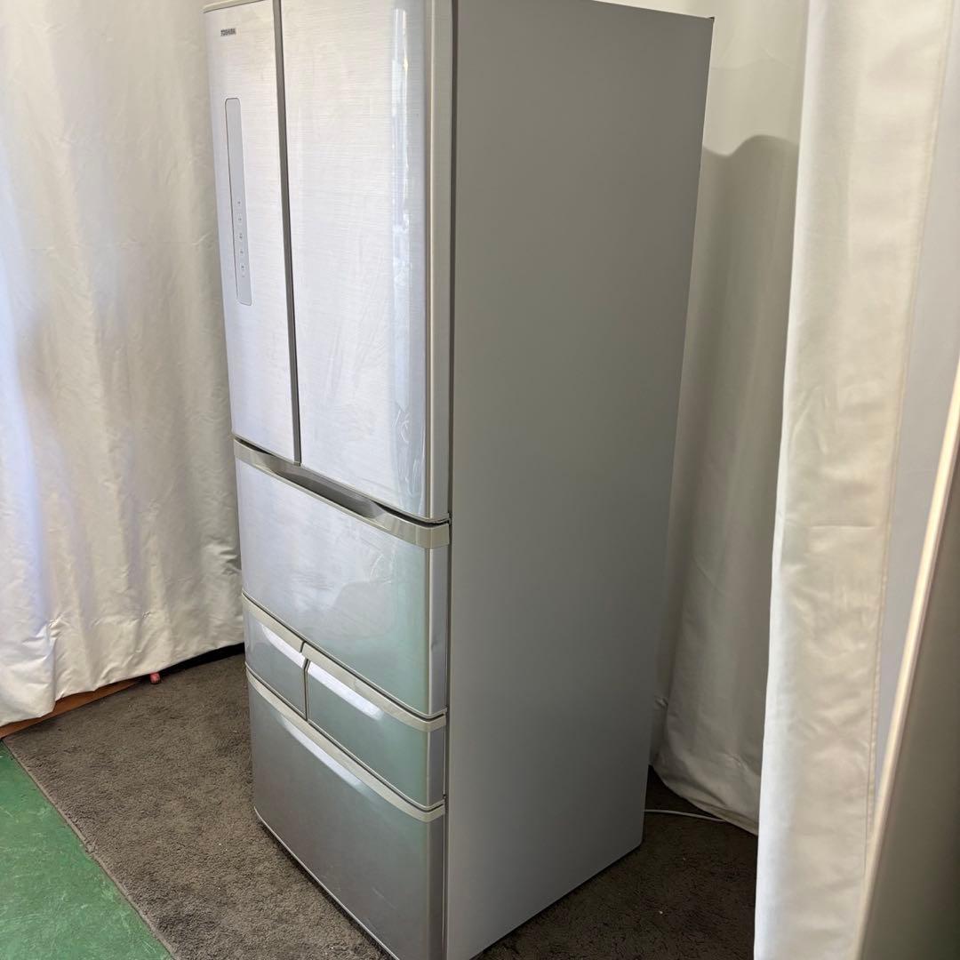 973a⭕️冷蔵庫　東芝　500-600ℓ　フレンチドア　ベジータ　設置無料　安い