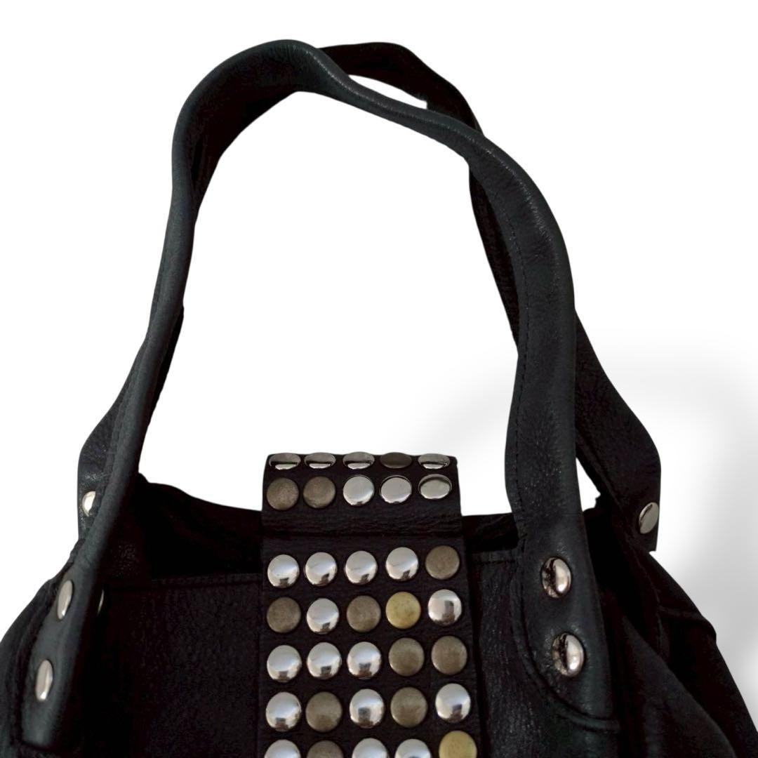 TRES y2k 00s 海外ガール 本革 スタッズ ミニショルダー バッグ