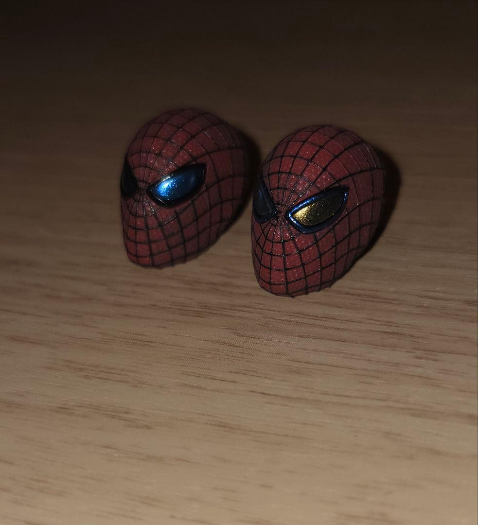 MAFEX アメイジング・スパイダーマン No.001＆カスタムヘッド2個 新品