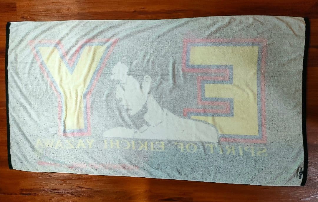 【美品】 矢沢永吉スペシャルビーチタオル横顔シルエット EY SPIRIT