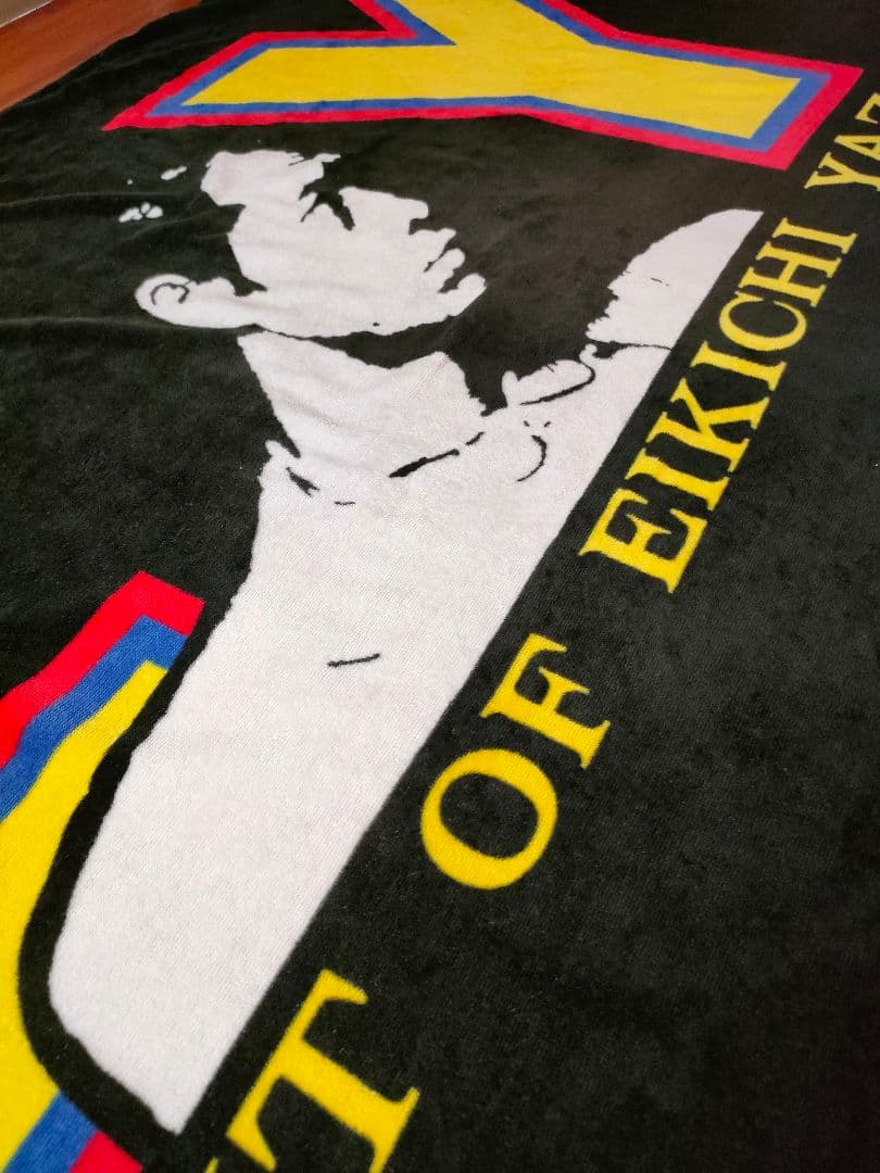 【美品】 矢沢永吉スペシャルビーチタオル横顔シルエット EY SPIRIT