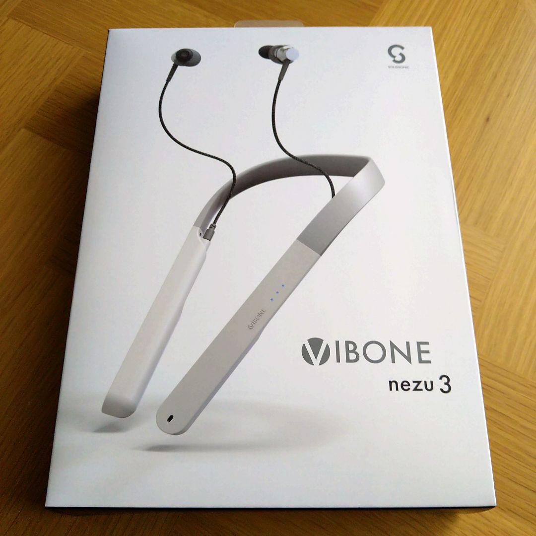 骨伝導集音器　VIBONEnezu3　ワイヤレス骨伝導イヤホン　ブラック