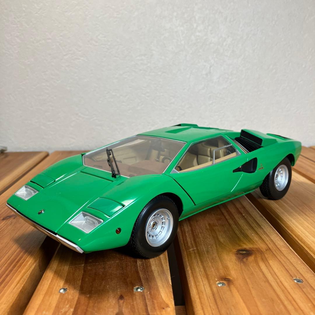 [希少]京商 1/18 ランボルギーニ カウンタック プロトタイプ グリーン