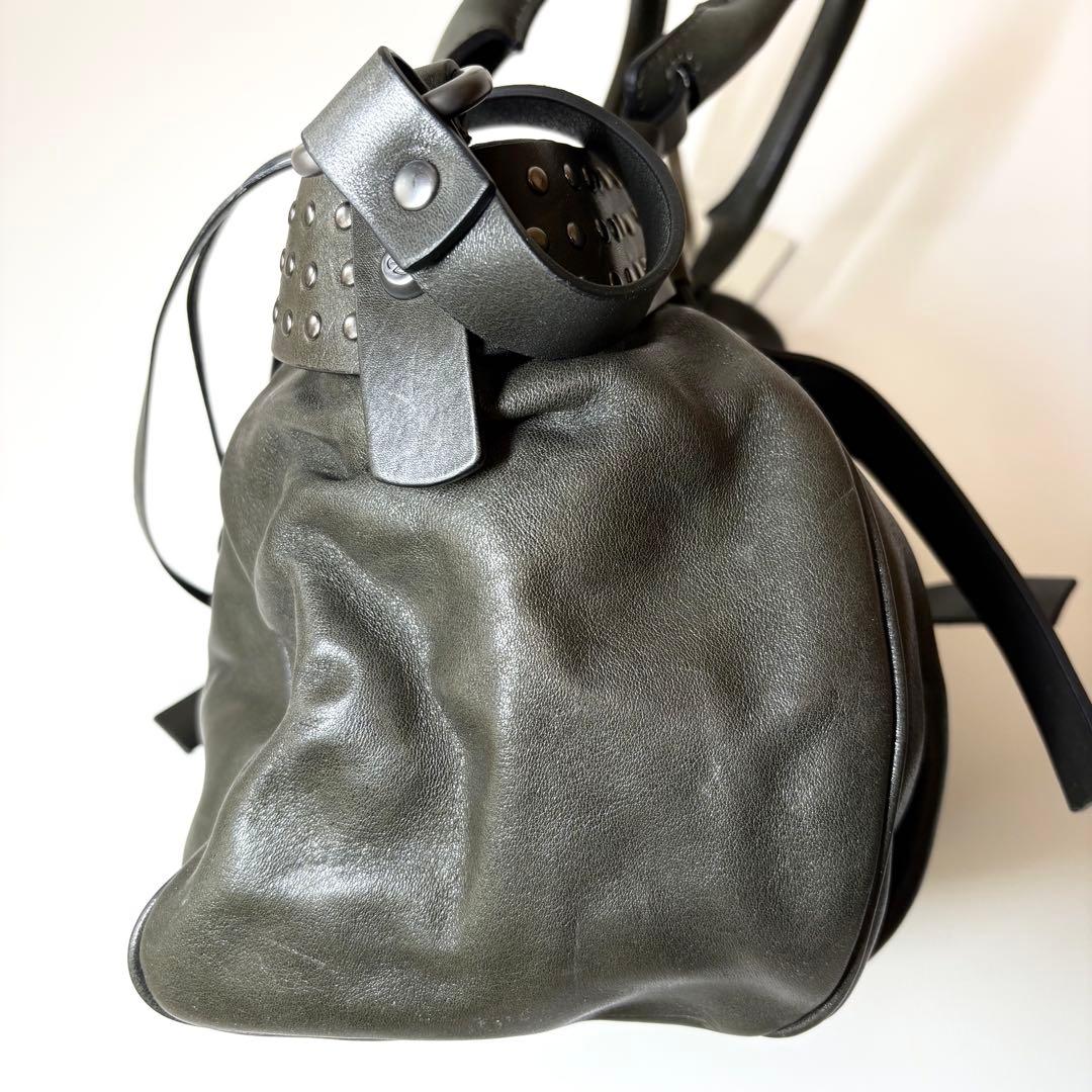 FRANCESCO BIASIA スタッズ ショルダー バッグ 2WAY