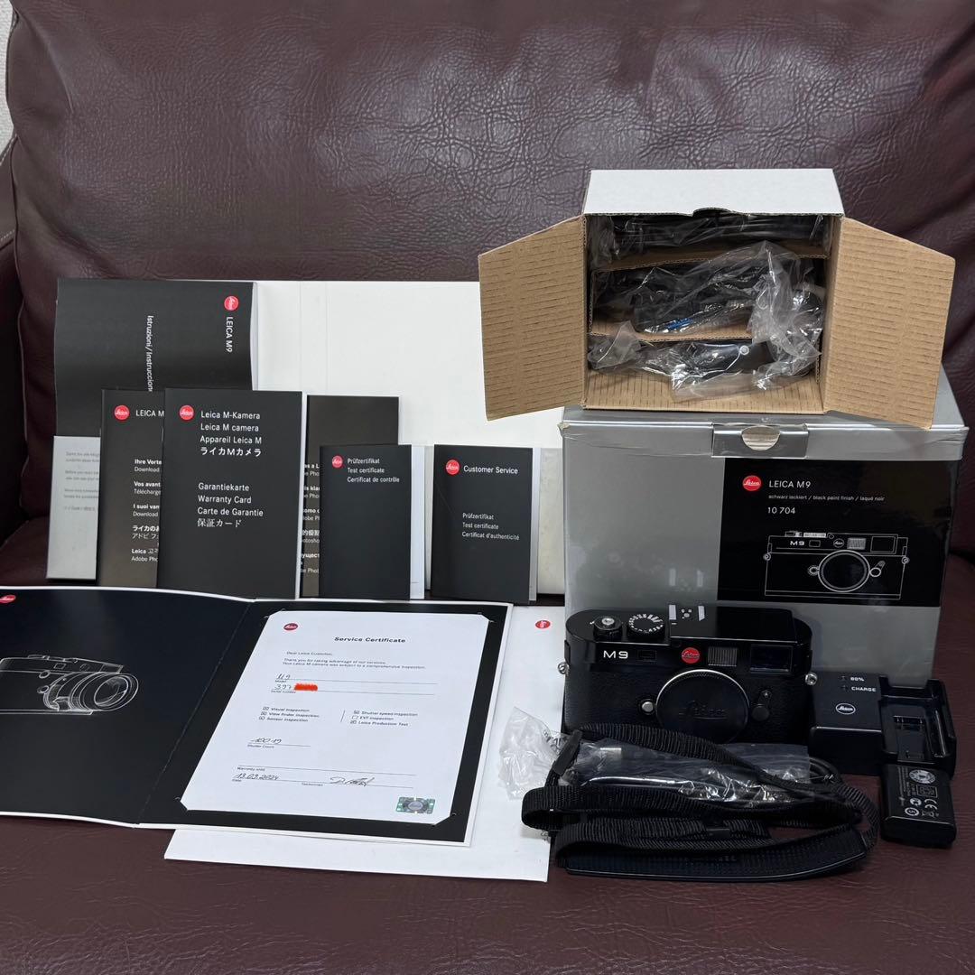 Leica m9 ブラックペイント　CCDセンサー交換対策済み　美品