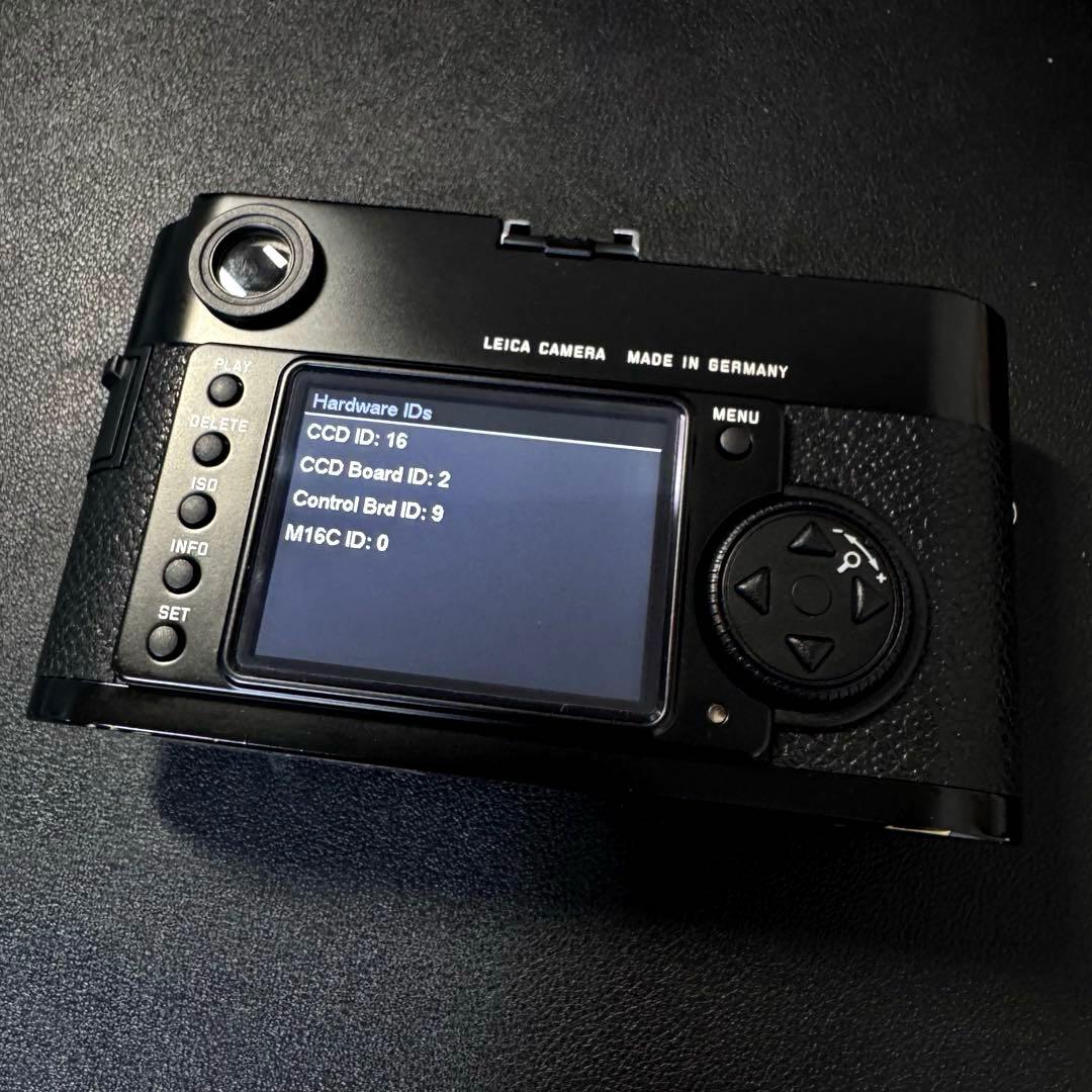 Leica m9 ブラックペイント　CCDセンサー交換対策済み　美品