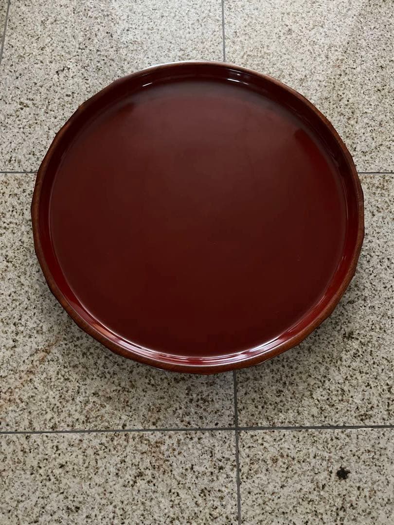 希少サイズ 刳貫盆 輪島塗