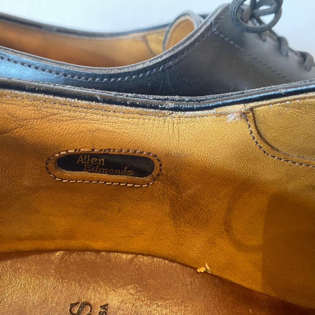 Allen Edmonds ウォルトンWaltonUチップダービー 黒 US9D