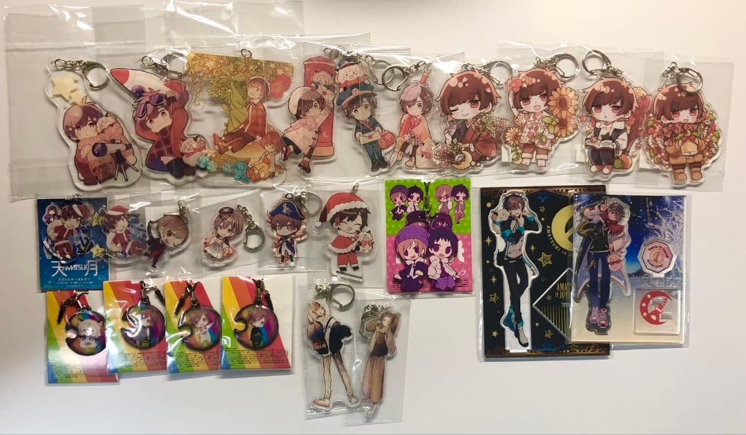 天月 グッズ 缶バ 缶バッジ アクキー アクリルキーホルダー セット