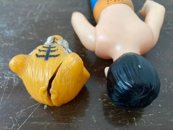 送料込み タイガーマスク 中嶋製作所 当時物 フィギュア