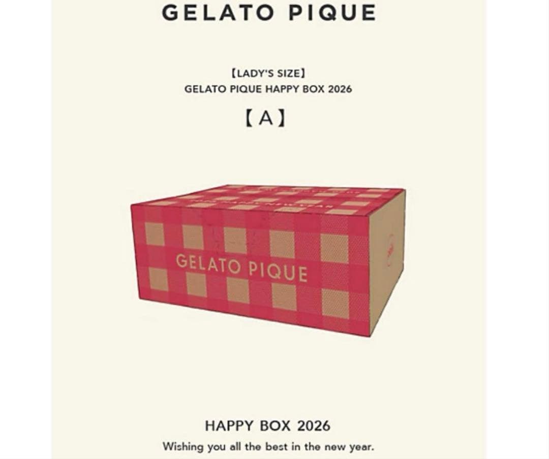gelato pique 2026 A 福袋　新品未開封