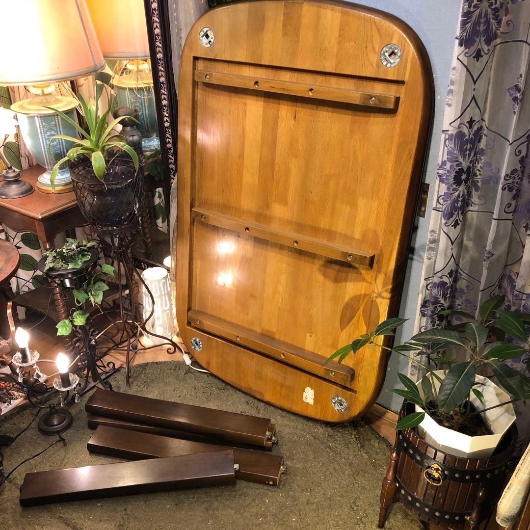 たなかさん 　ヴィンテージ オークソリッド　オーバルダイニングテーブル