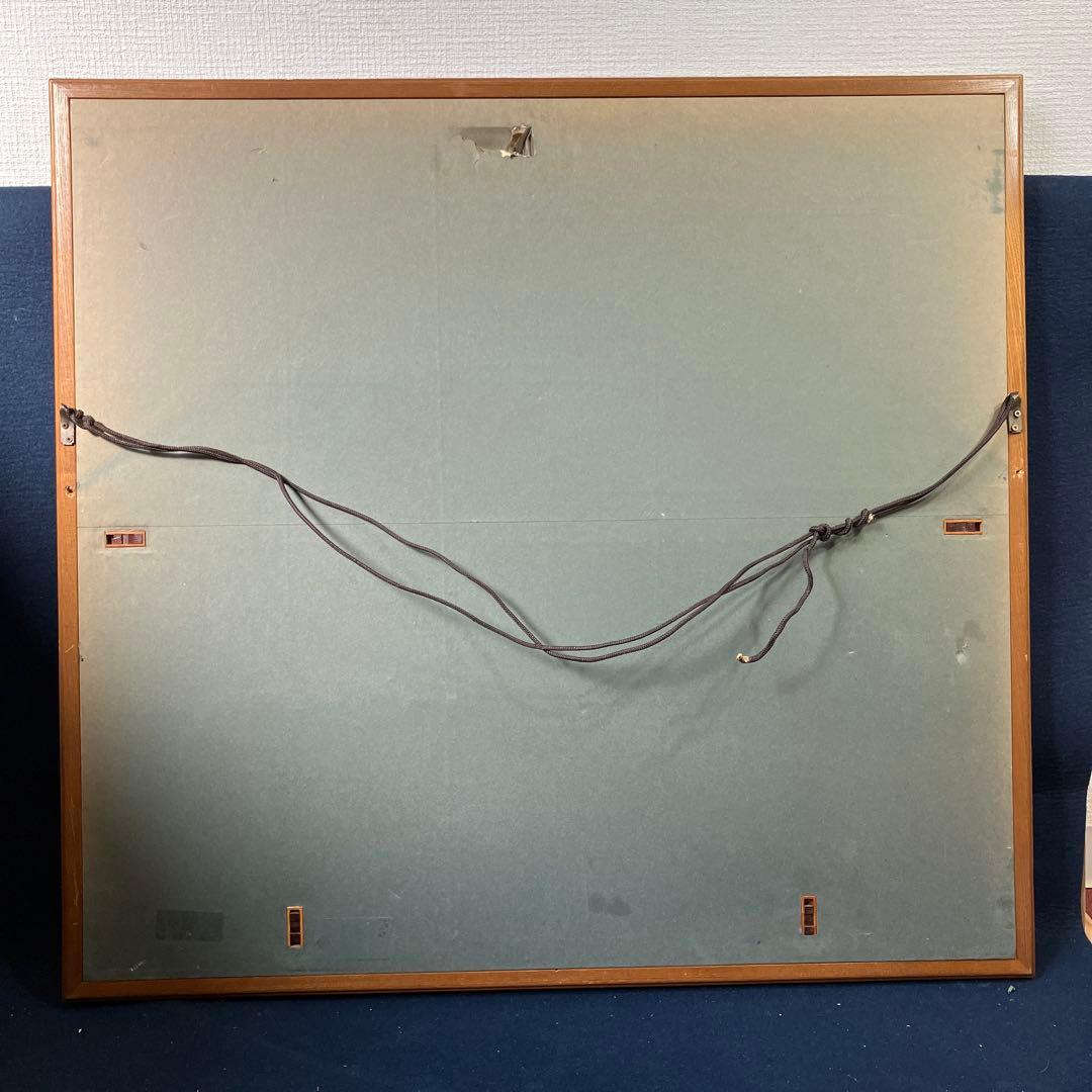 日本画　山崎豊　「薔薇」