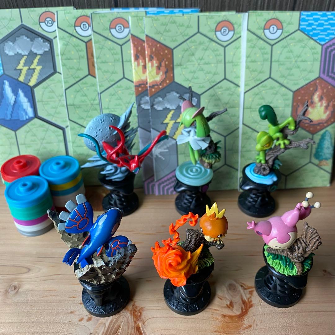 ポケモンバトルフィギュア海洋堂6個セット