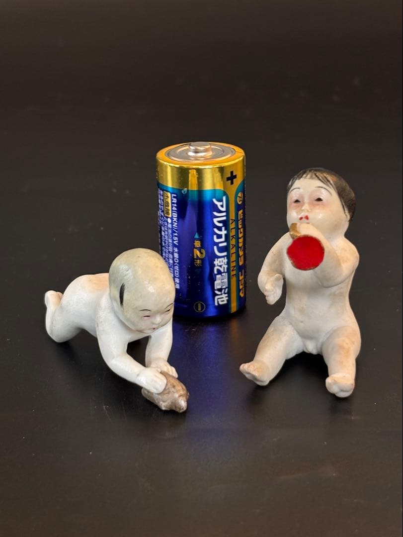 大珍品　戦前のオールビスクドール　日本製　瀬戸ノベルティ　和製ビスクドール