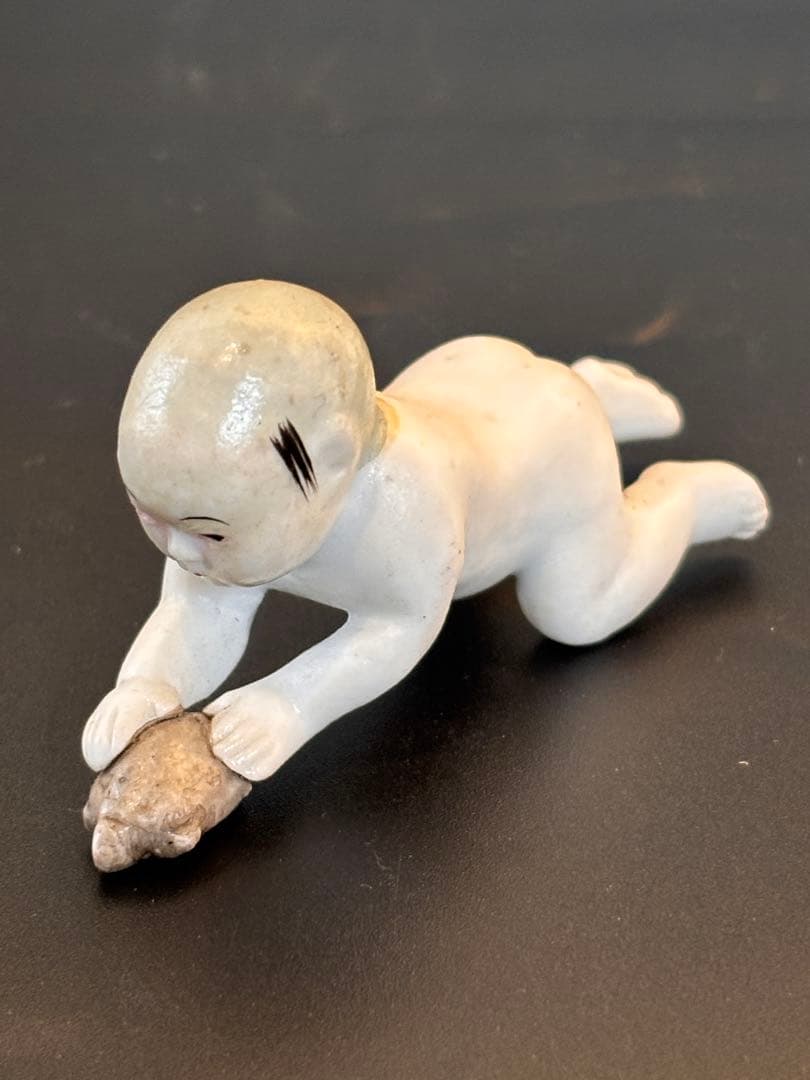 大珍品　戦前のオールビスクドール　日本製　瀬戸ノベルティ　和製ビスクドール