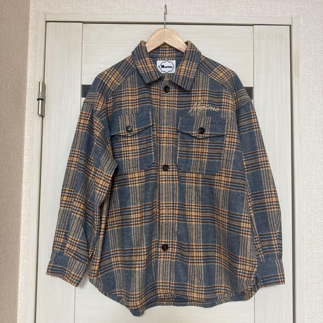 naptime チェックシャツ