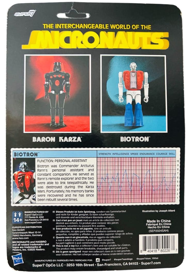MICRONAUTS BIOTRON フィギュア　ロボットマン　ミクロマン　特撮