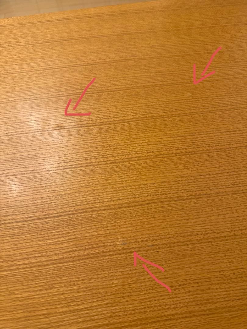 ナチュラルウッド ダイニングテーブル 1200mm