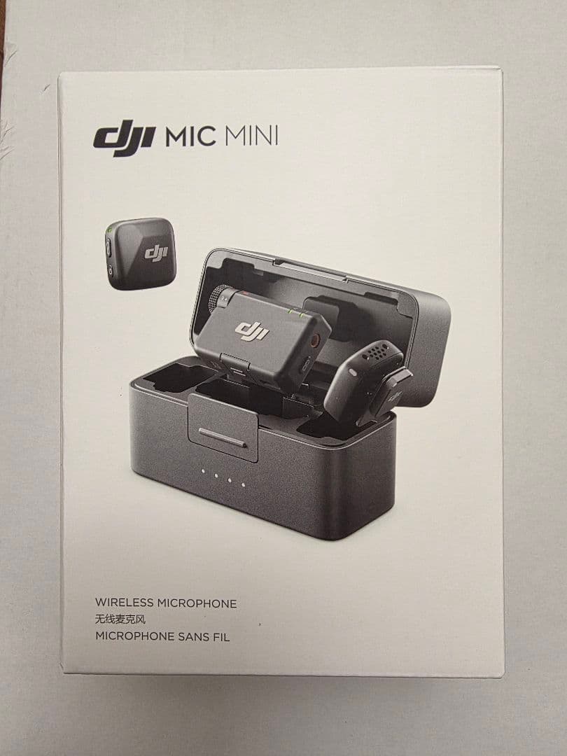 DJI Mic Mini　ピンマイク ワイヤレス 無線マイク