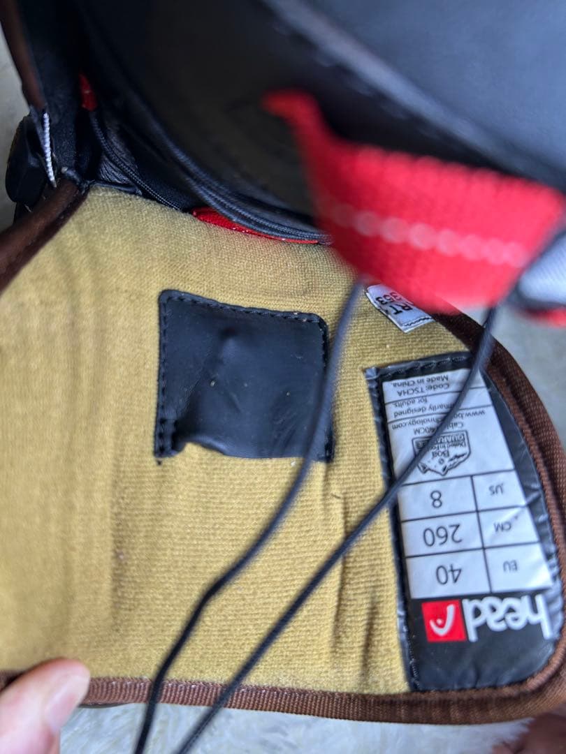 【美品】HEAD【TRUE BOA】26㎝　ヘッド　スノーボードブーツ　ブラウン