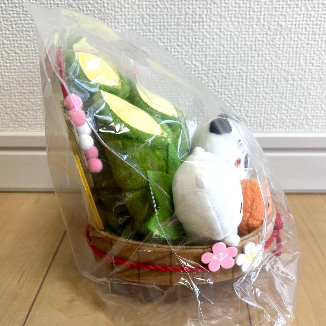 ナガノキャラクターズ　迎春かどまつぬいぐるみ　ナガノ　お正月