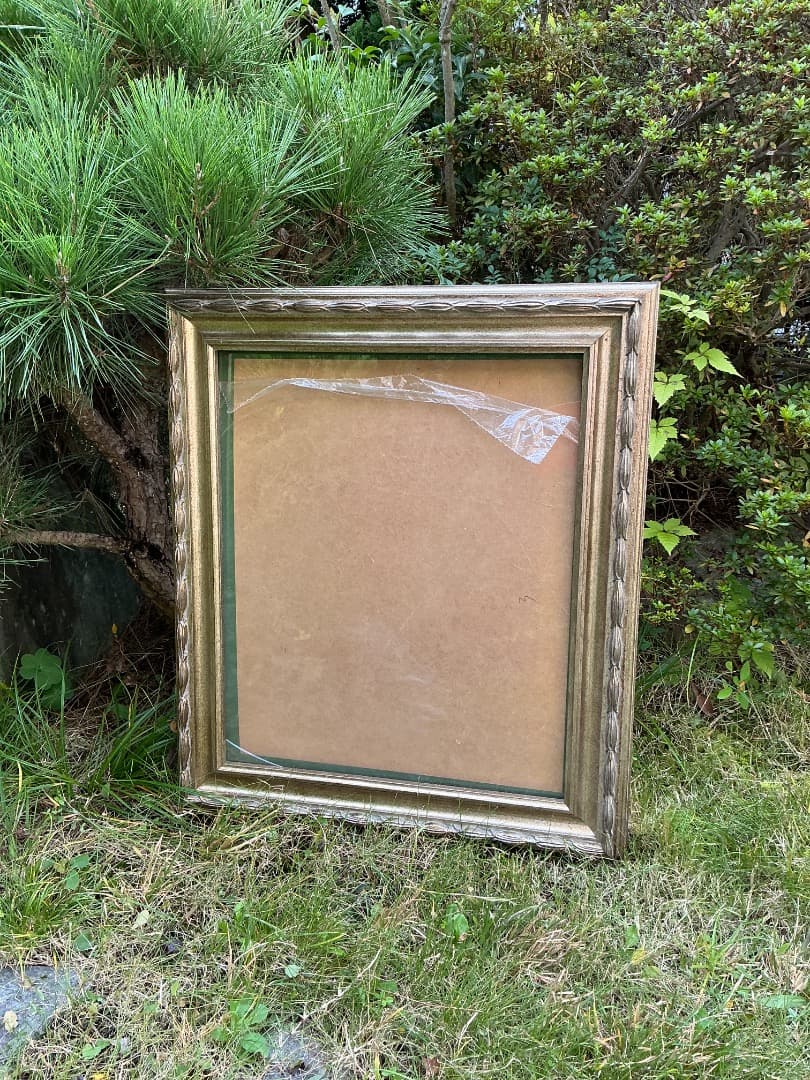 《値下げ》【新品】金色木製油彩額縁