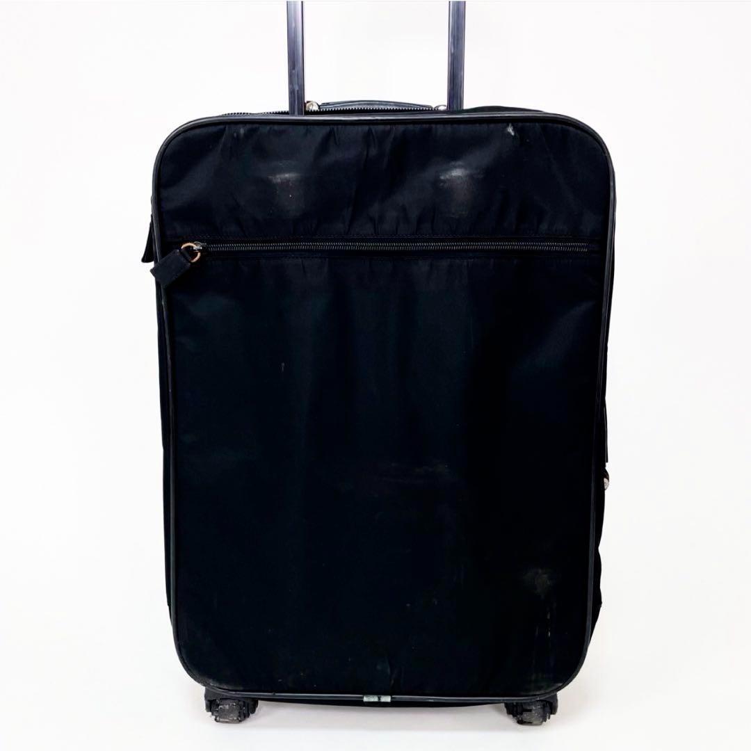 【正規品】プラダ PRADA ギャラカード キャリーケース V196 鍵付 黒