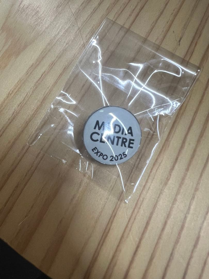 ※値下げ 大阪関西万博2025EXPO MEDIA CENTRE 限定ピンバッジ