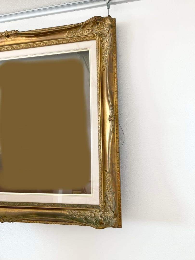 アンティーク　額縁　フレーム　レトロ　油絵　キャンパスF15