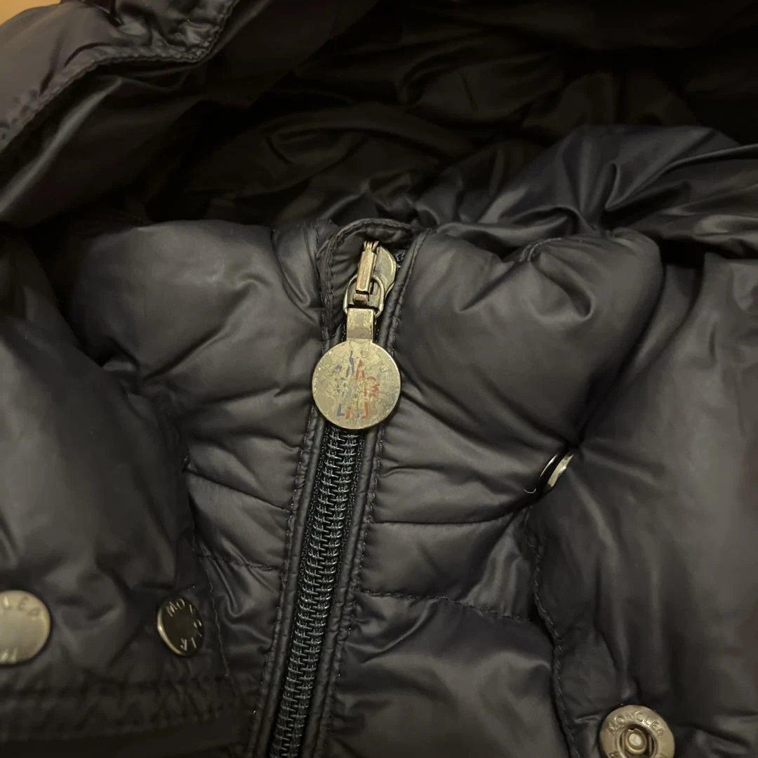 MONCLER モンクレール ブラック ダウンコート ネイビー 12/18 80