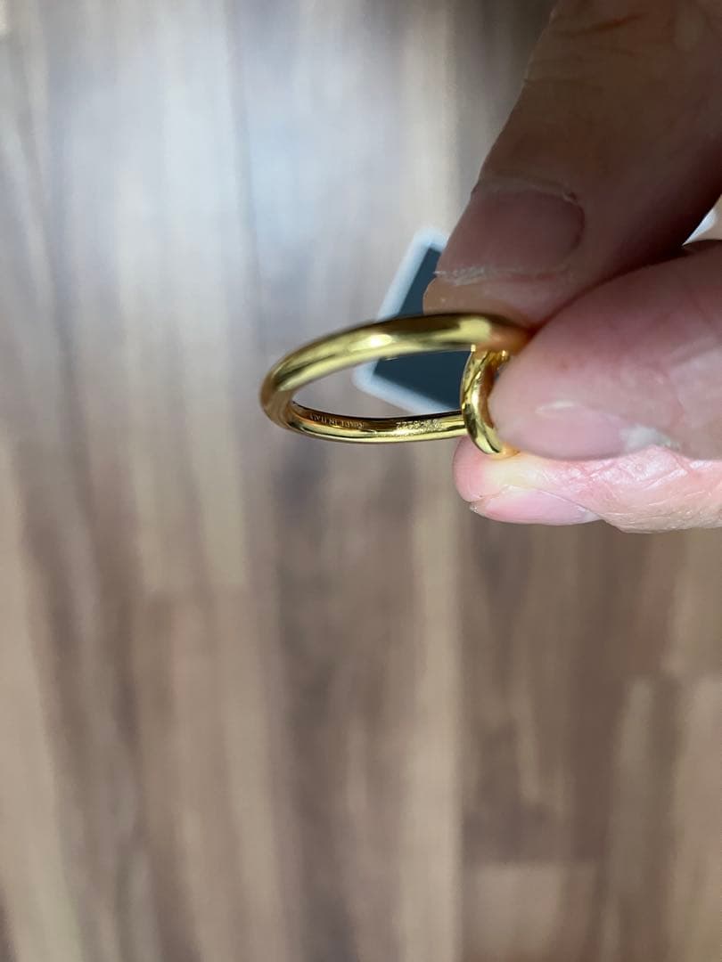 【CELINE】ゴールド ノットリング　52