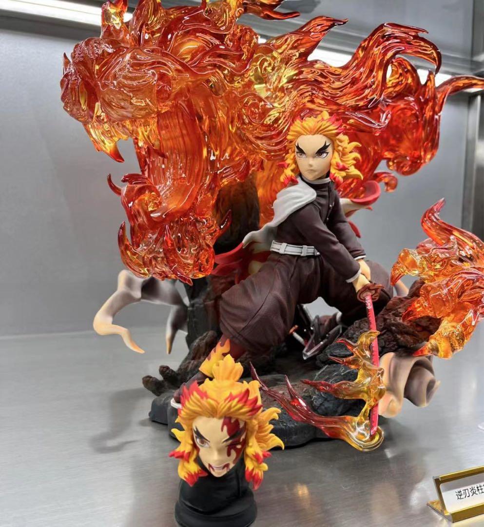 鬼滅の刃 I.W-STUDIO 猗窩座 煉獄杏寿郎 フィギュア