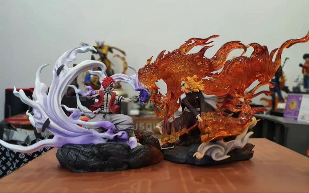 鬼滅の刃 I.W-STUDIO 猗窩座 煉獄杏寿郎 フィギュア