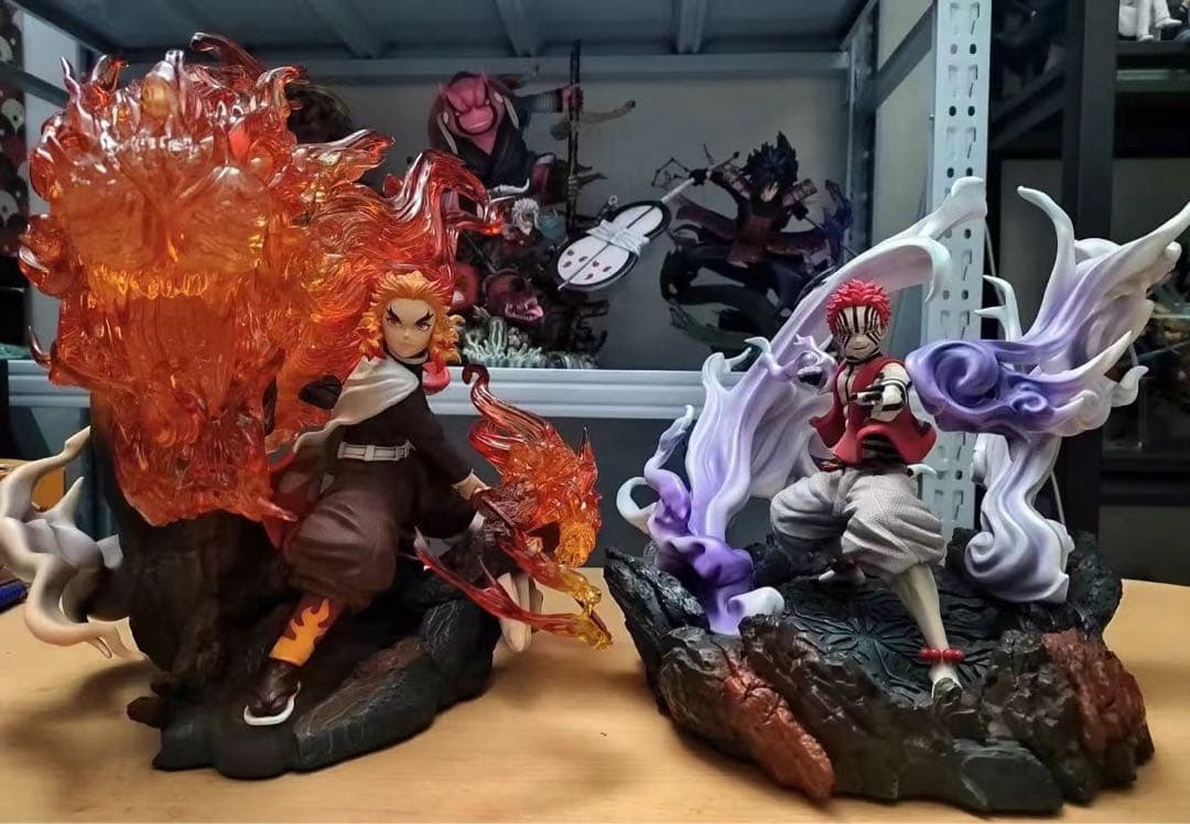 鬼滅の刃 I.W-STUDIO 猗窩座 煉獄杏寿郎 フィギュア