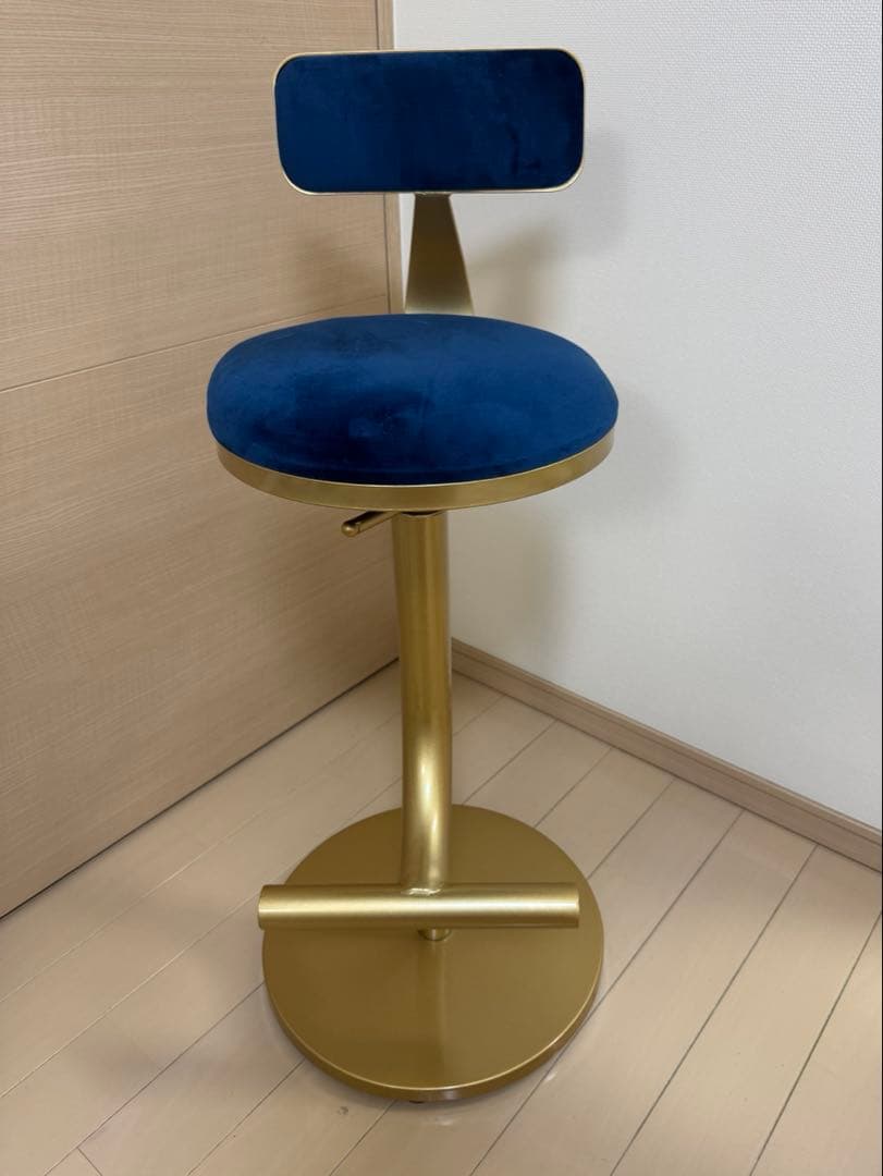 カウンターチェア　バースツール　バーチェア　ブルー