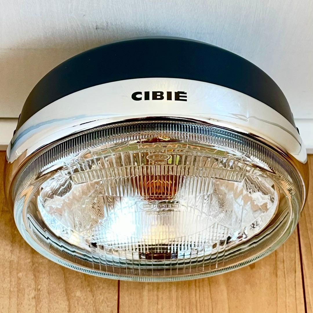 当時物 シビエ 凹み ヘッドライト 美品 CIBIE マーシャル