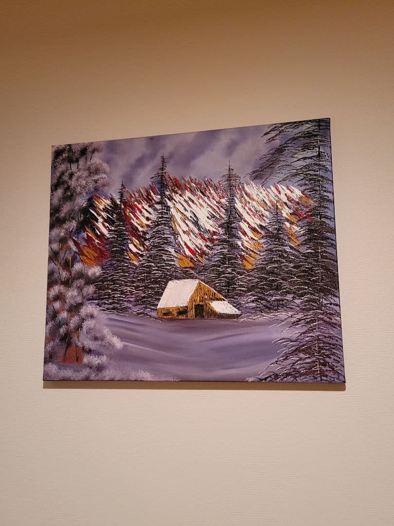 絵画 Winter  in pastel