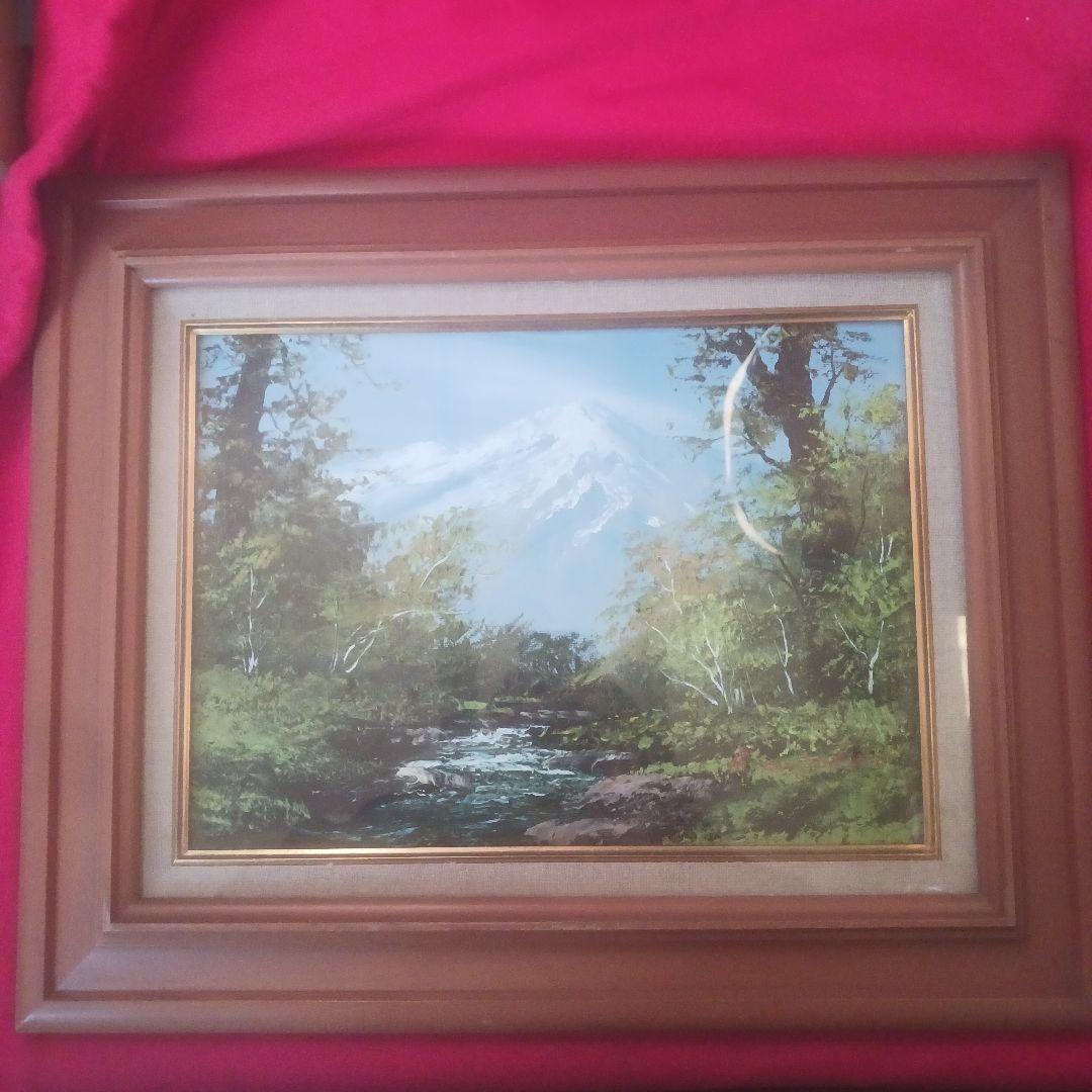 永田金吾　長野 八ヶ岳　油絵　風景画