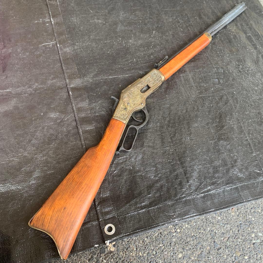 デニックス社 ウィンチェスター ゴールド 彫刻 M73 スペイン 装飾銃