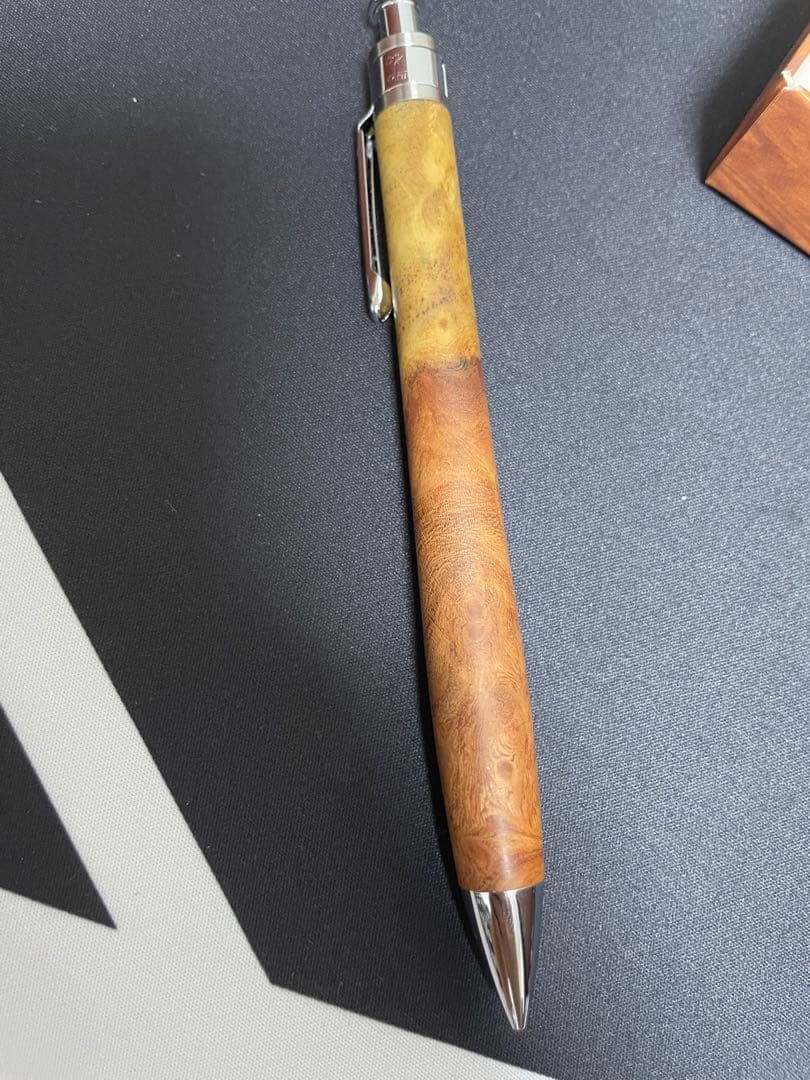 【美品】　工房楔　花梨紅白　0.5mmシャープ　木軸